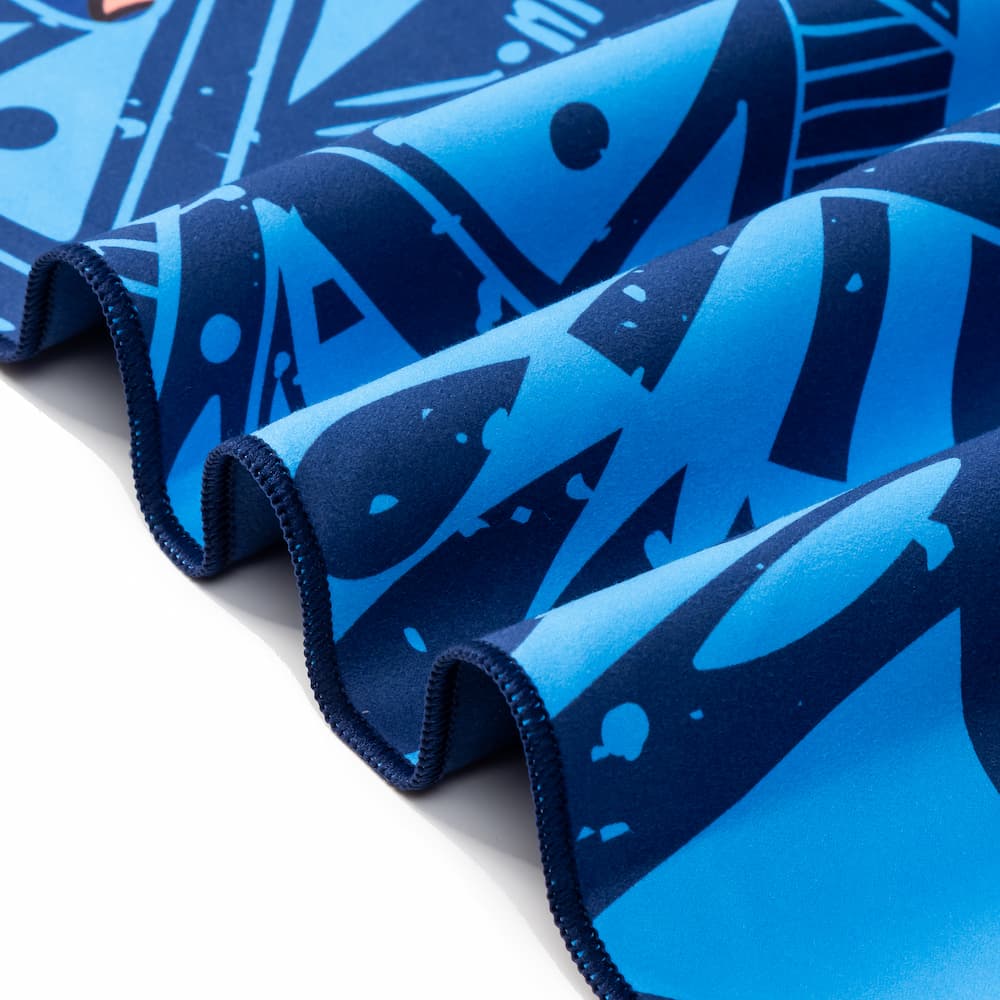 Microfiber Towel Green Turtle/Blue with Bag Microfiber Towel Green Turtle/Blue with Bag