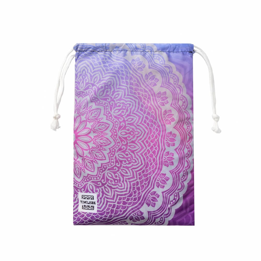 Microfiber Towel Purple Mandala/Purple with Bag Microfiber Towel Purple Mandala/Purple with Bag