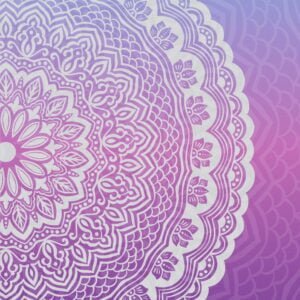 Microfiber Towel Purple Mandala/Purple with Bag